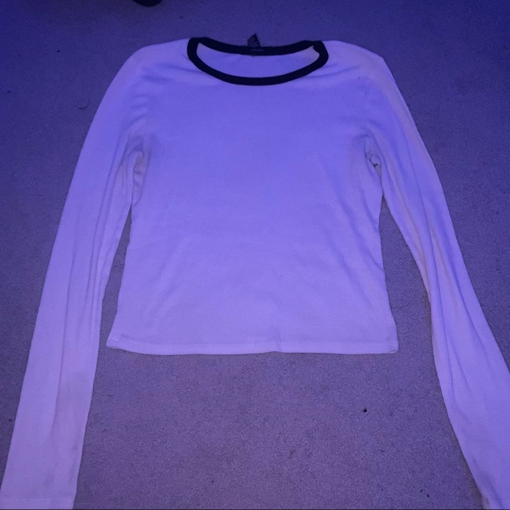 Forever 21 White Long Sleeve